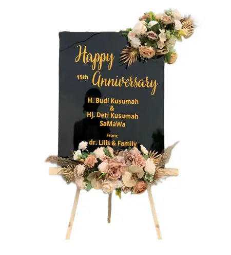Papan Bunga Akrilik Widoropayung